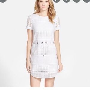 Michael Kors White Eyelet Mini Dress